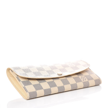 Louis Vuitton Damier Azur Emilie Wallet 4 of 6