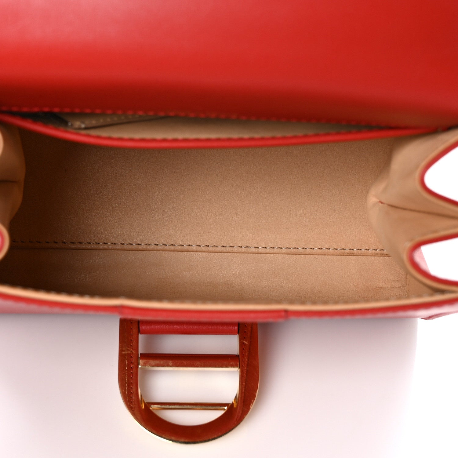 Delvaux Box Calfskin Mini Brillant Satchel Red 5 of 9