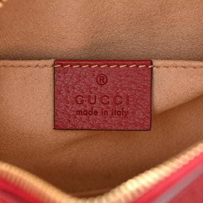 Gucci GG Supreme Monogram Flora Web Mini Ophidia Shoulder Bag Red 10 of 17