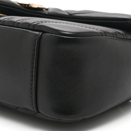 Gucci Lambskin Matelasse Medium GG Marmont Shoulder Bag Black 11 of 11