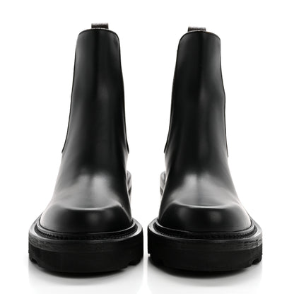 Louis Vuitton Calfskin Monogram Beaubourg Ankle Boots 39 Black 2 of 10
