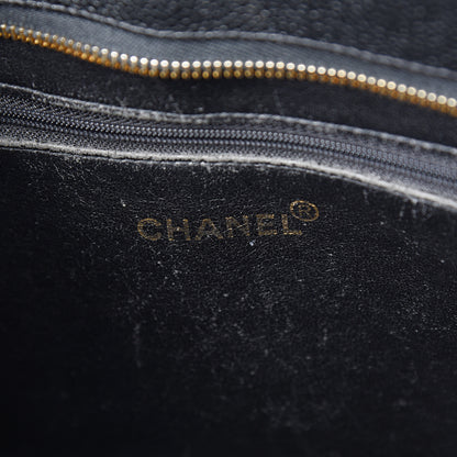 Chanel Caviar Quilted Medallion Tote Black 5 of 10