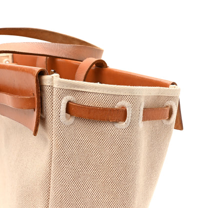 Hermes Toile Vache Hunter Herbag Cabas MM Natural 14 of 22