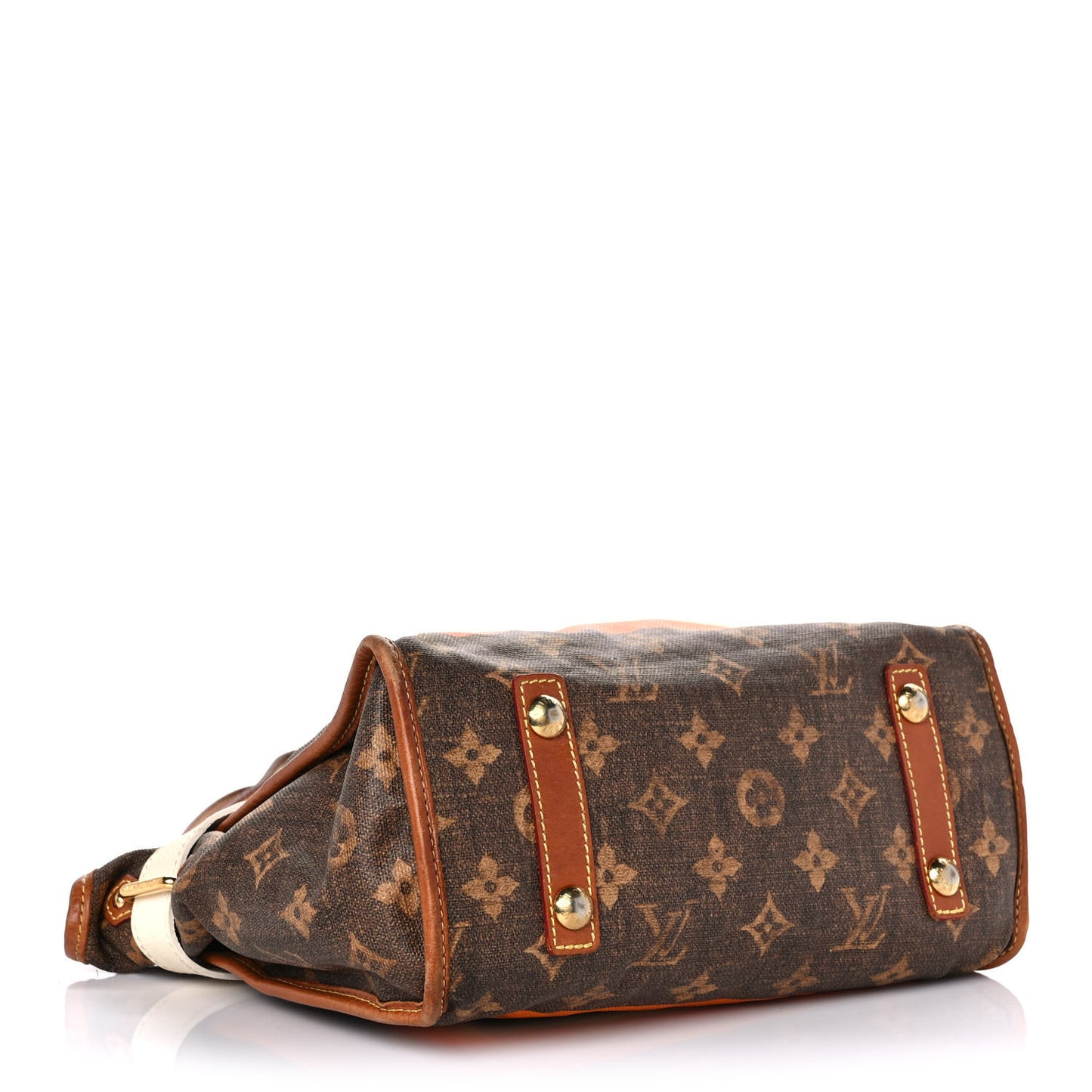Monogram Rayures Tisse Sac PM