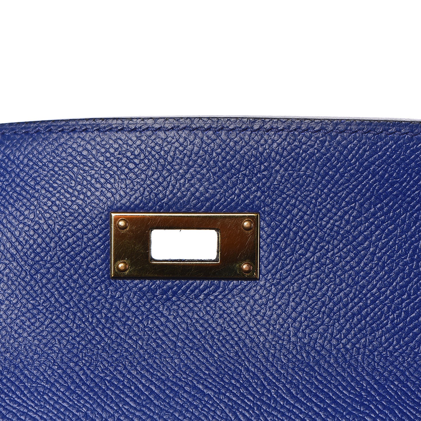 Epsom Kelly Sellier 28 Bleu Electrique