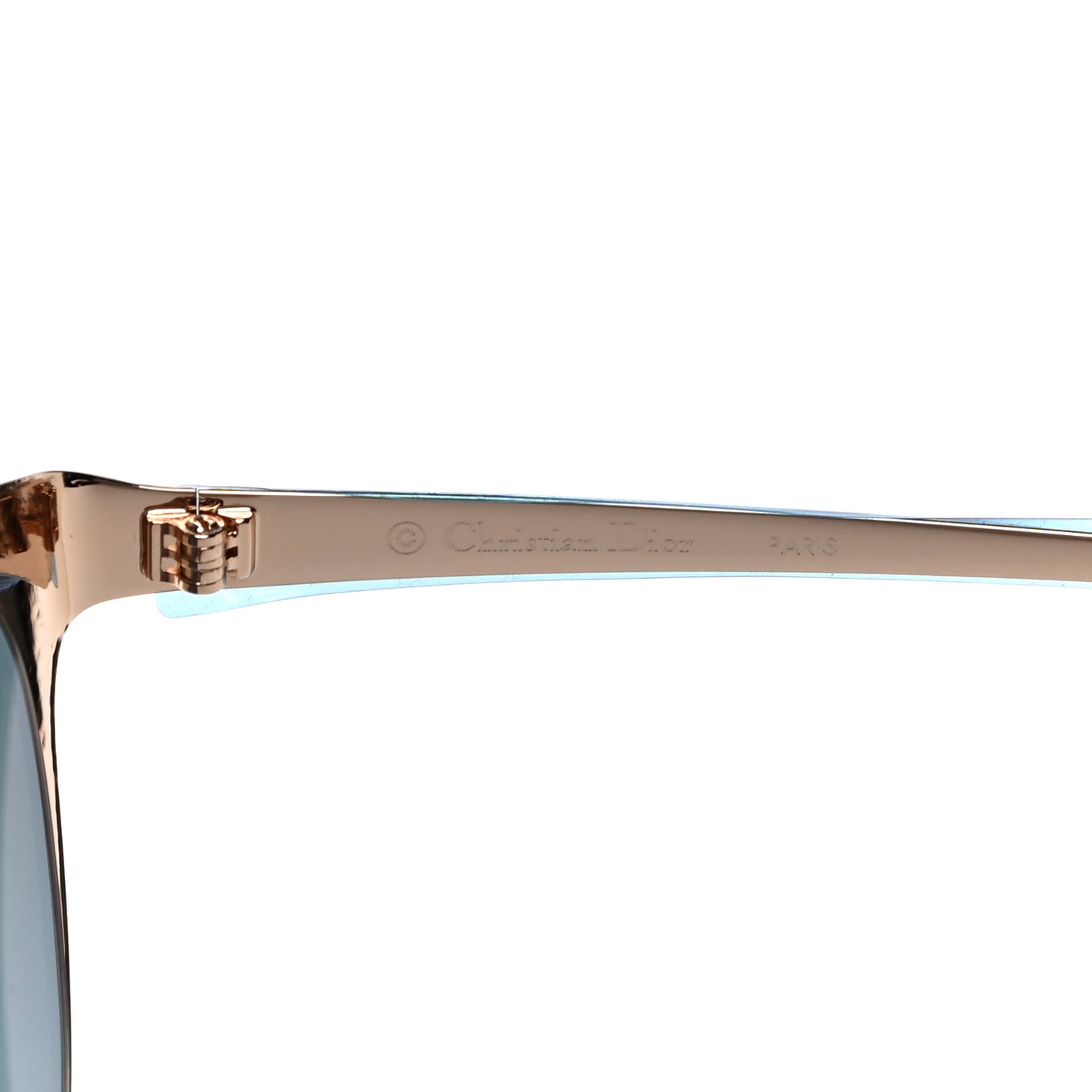 Metal DiorUnique Limited Edition Sunglasses Gold Pink