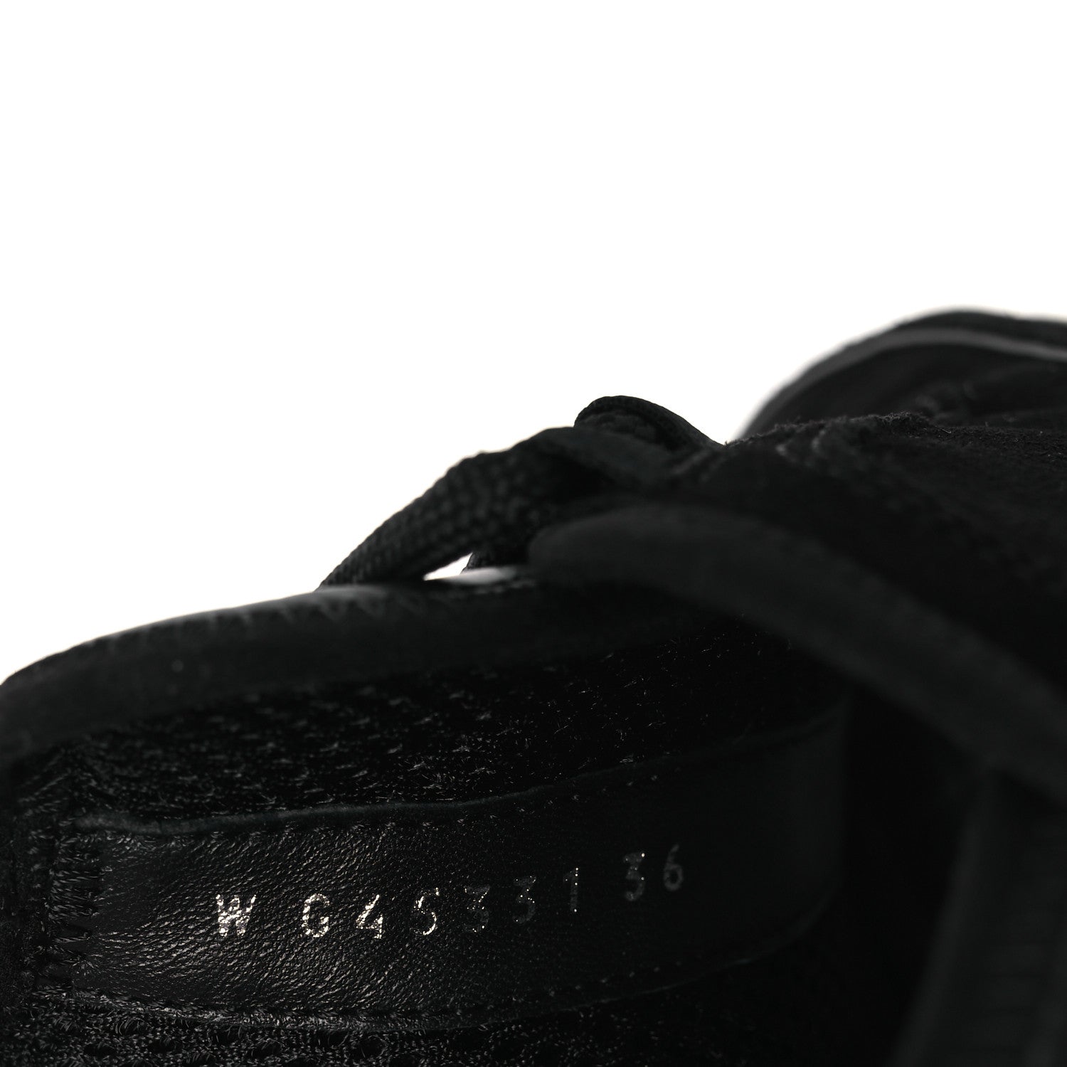 Chanel Suede Calfskin Nylon Grosgrain CC Sneakers 36 Black 9 of 10