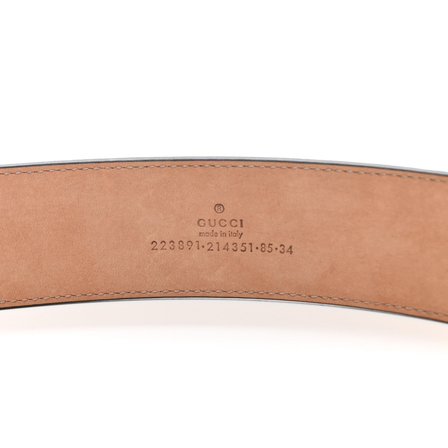 Gucci Imprime Monogram Interlocking G Belt 85 34 Black 3 of 6