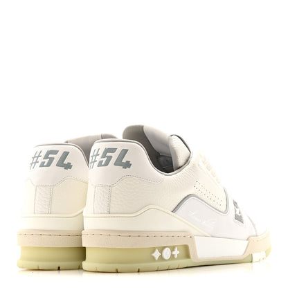 Louis Vuitton Calfskin Mens LV Trainer Sneakers 8.5 White 5 of 13