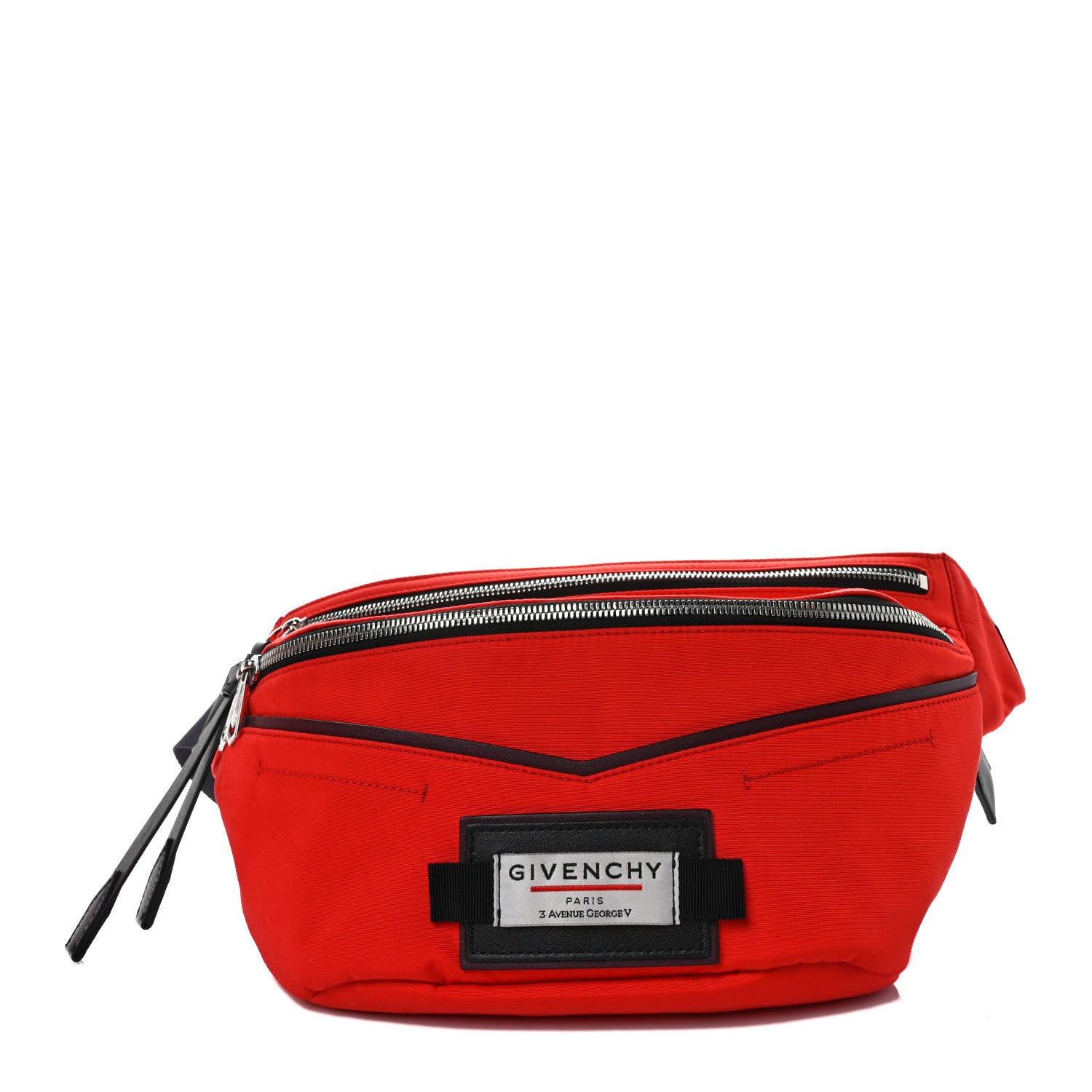 Givenchy Nylon Downtown Bum Bag Red Black 1 of 9