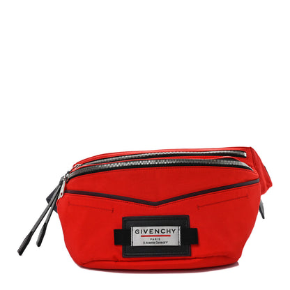 Givenchy Nylon Downtown Bum Bag Red Black 1 of 9