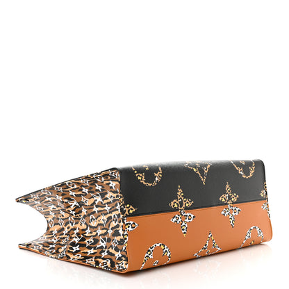 Louis Vuitton Monogram Giant Jungle Onthego GM Black 4 of 10