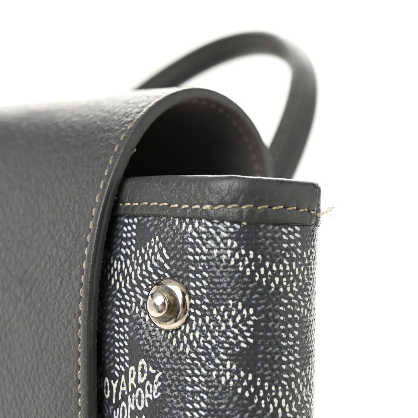 Goyardine Calfskin Mini Alpin Backpack Grey