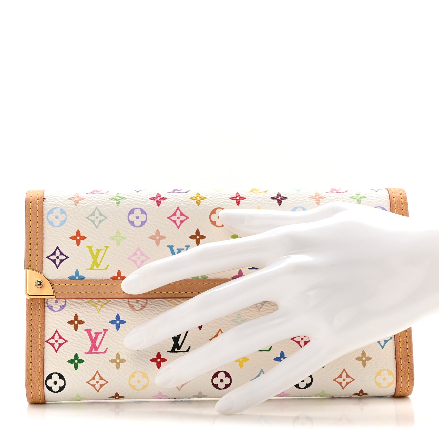 Monogram Multicolor Porte Tresor International Wallet White