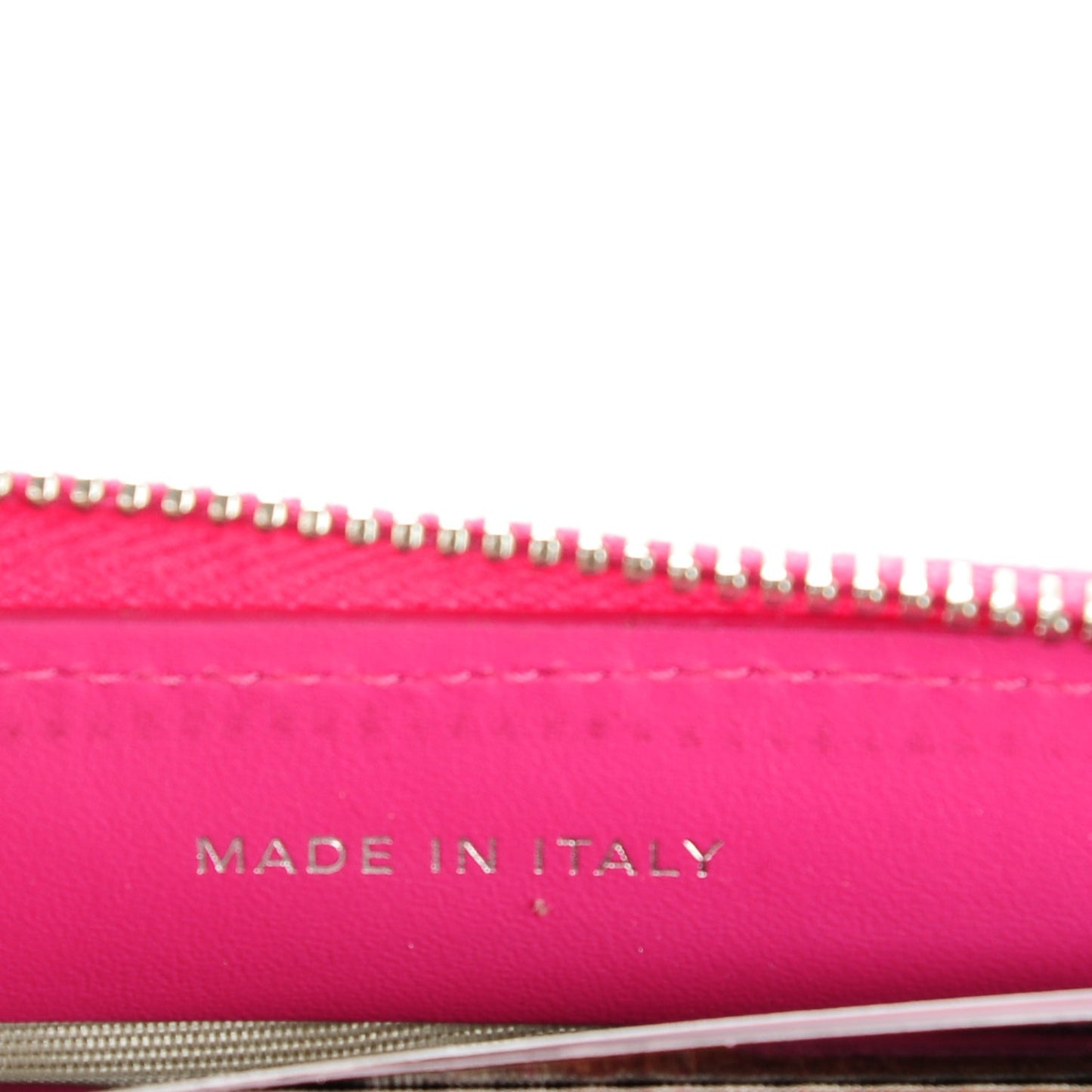 Caviar Quilted Small Zip Around Wallet Pink