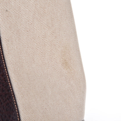 Hermes Buffle Skipper Toile Garden Party 36 MM Tote Marron Fonce 12 of 12