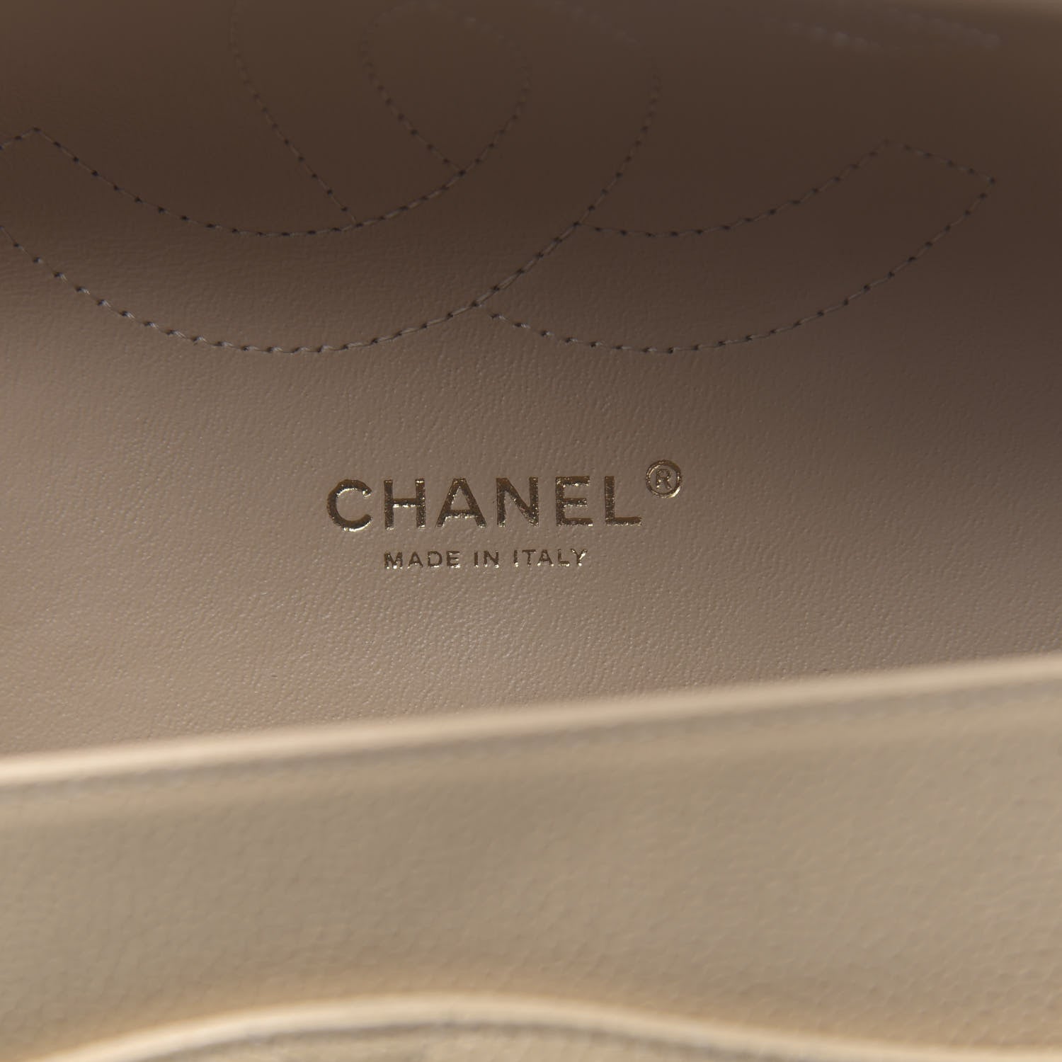 Chanel Caviar Quilted Jumbo Double Flap Beige Clair 6 of 10