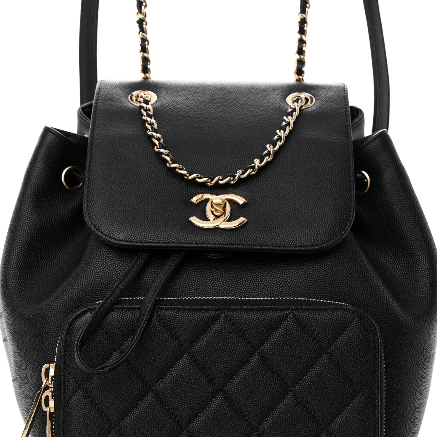Chanel Caviar Quilted Business Affinity Backpack Black 8 of 10