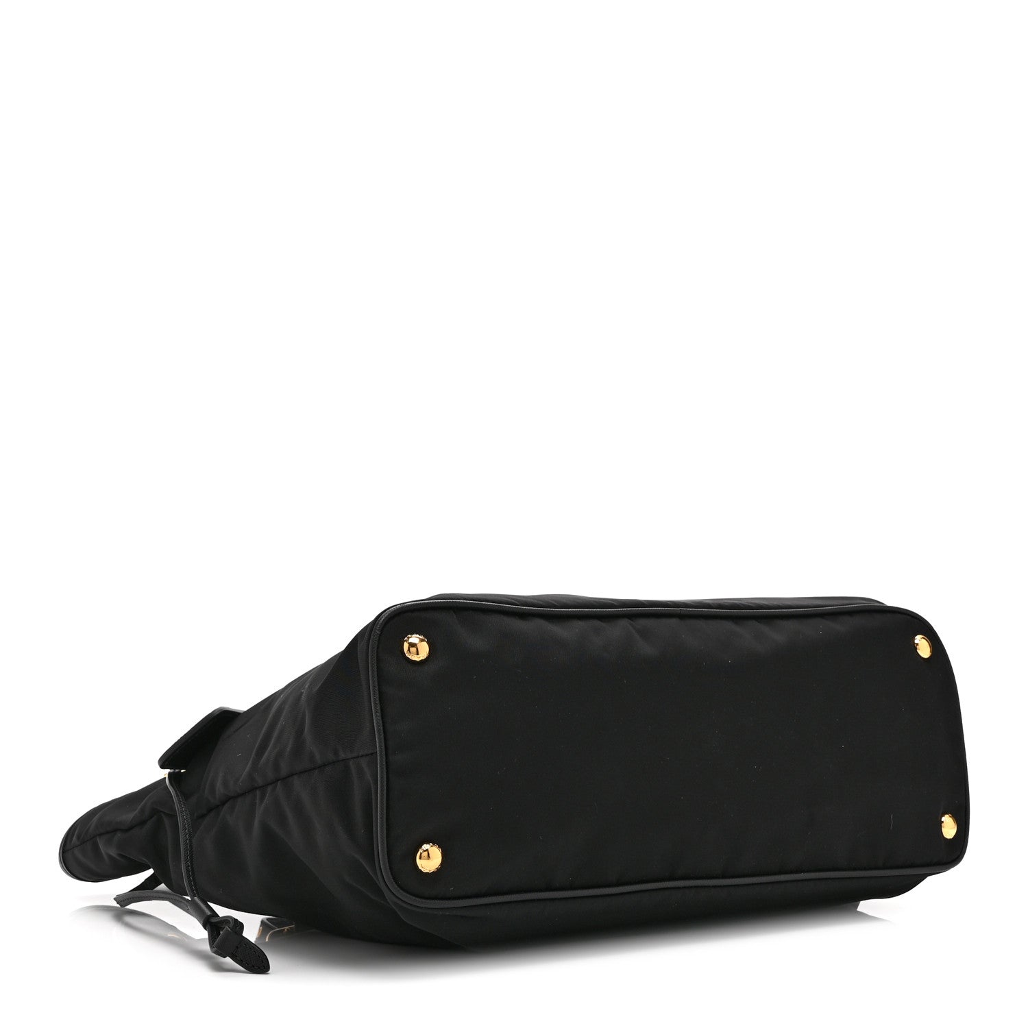 Prada Tessuto Nylon Saffiano Shopping Tote Black 4 of 10