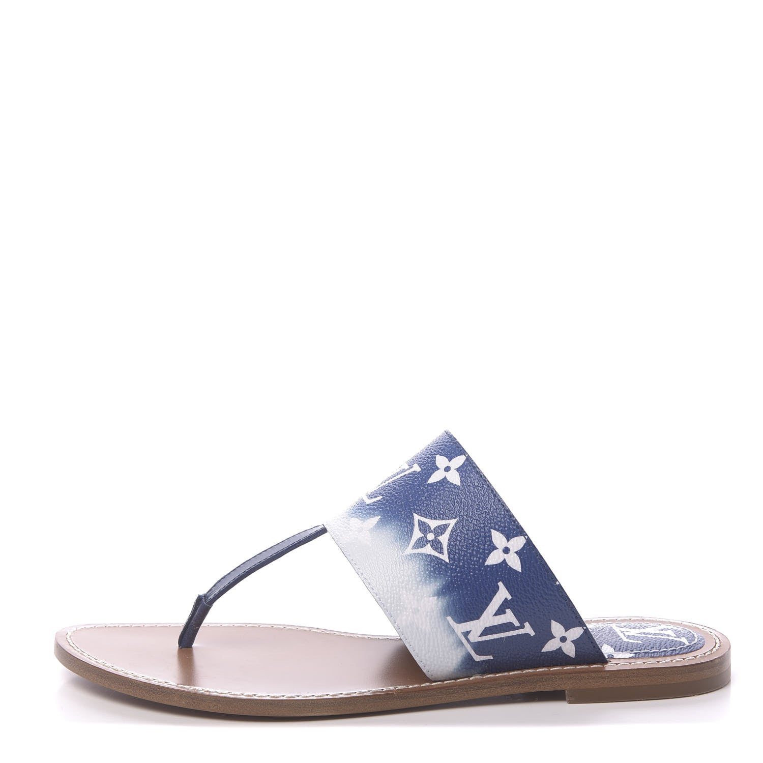 Louis Vuitton Monogram Escale Palma Sandals 39 Blue 1 of 9