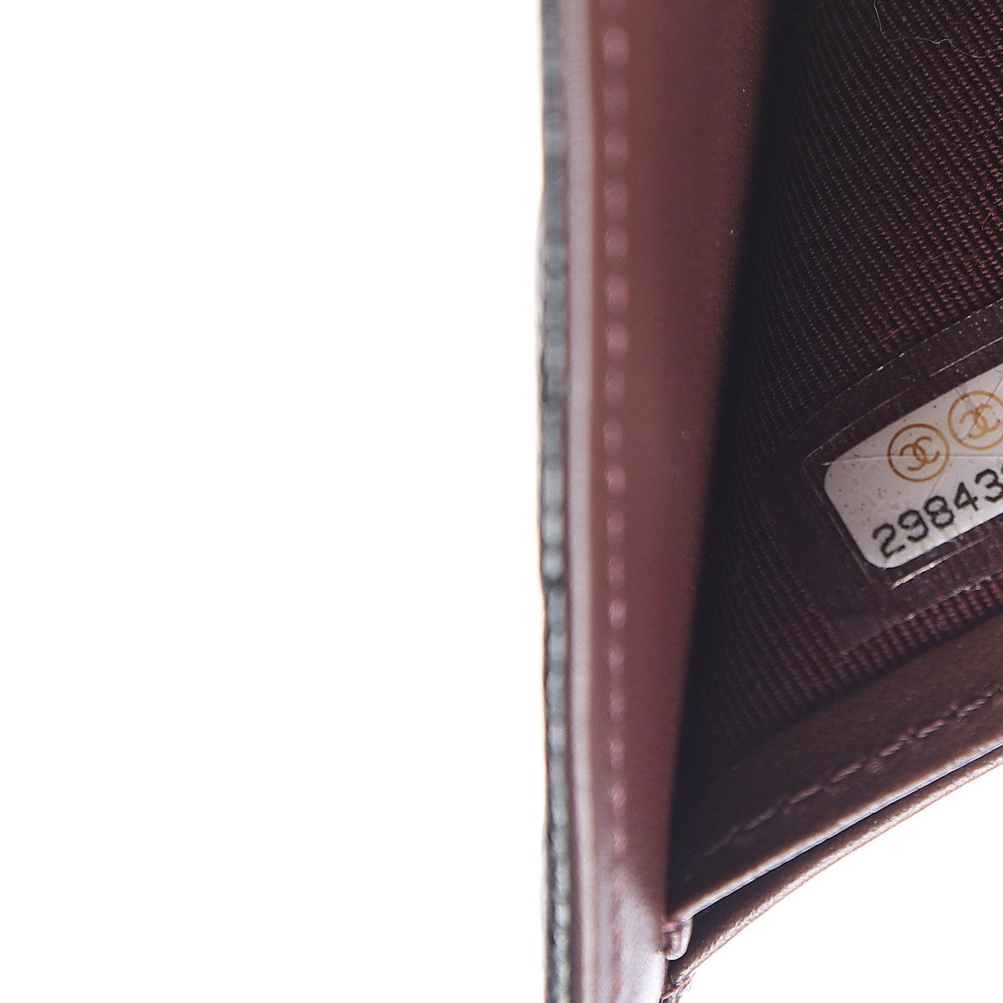 Caviar Quilted Compact Flap Wallet Black