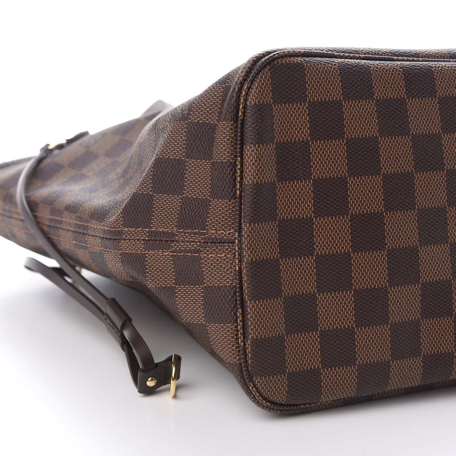 Louis Vuitton Damier Ebene Neo Neverfull MM Rose Ballerine 8 of 9