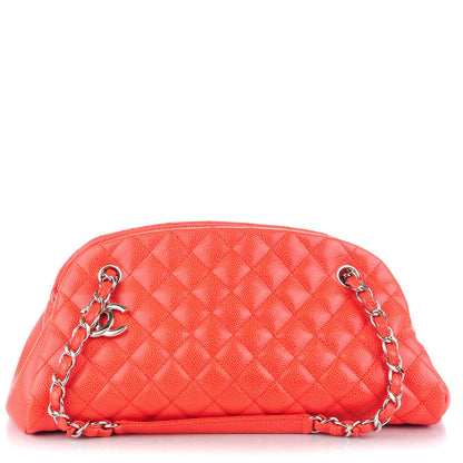 Chanel Caviar Quilted Medium Just Mademoiselle Coral 1 of 7