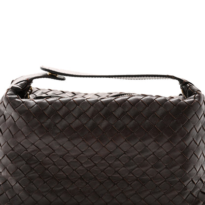 Bottega Veneta Nappa Intrecciato Large Cosmetic Case Ebano 8 of 12