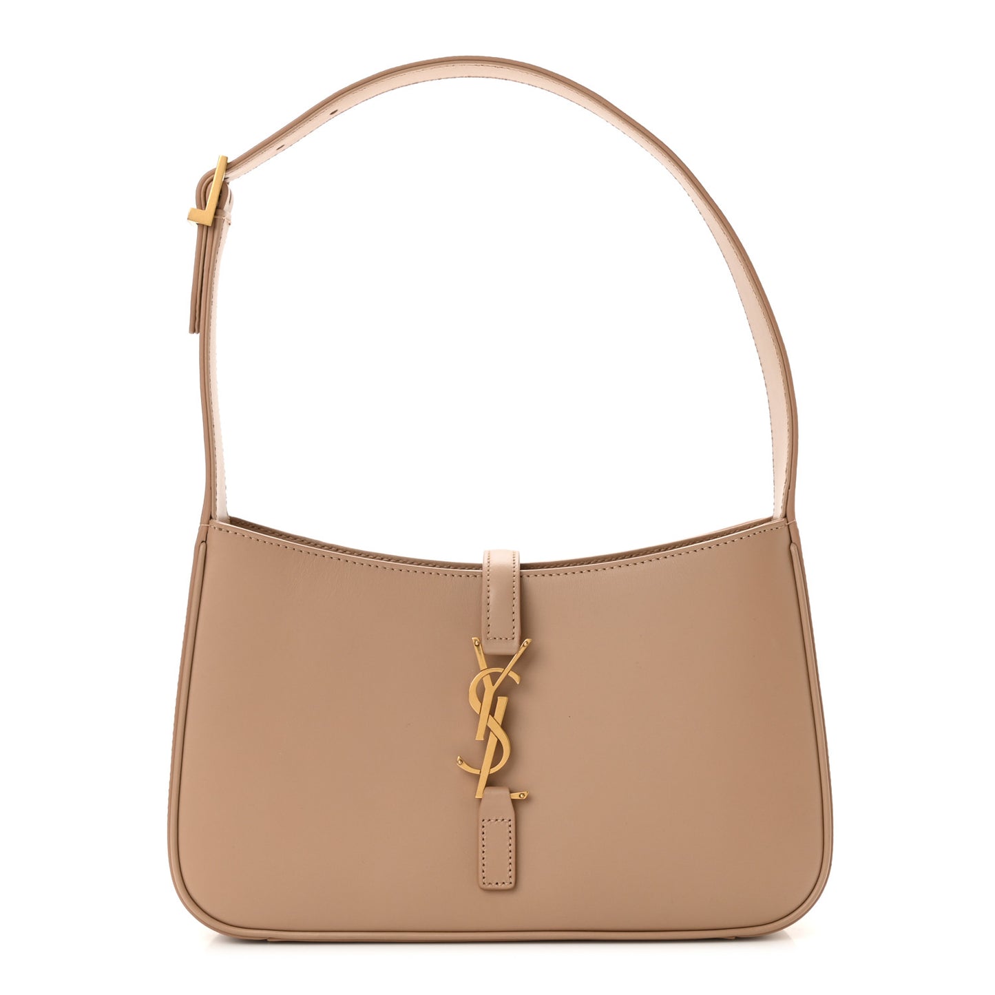 Smooth Calfskin Le 5 A 7 Hobo Brown