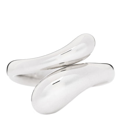 Tiffany Sterling Silver Elsa Peretti Teardrop Ring 57 8 1 of 4