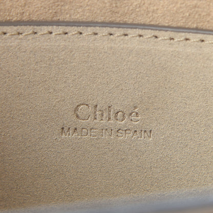 Chloe Suede Calfskin Small Faye Shoulder Bag Cement Pink 5 of 9