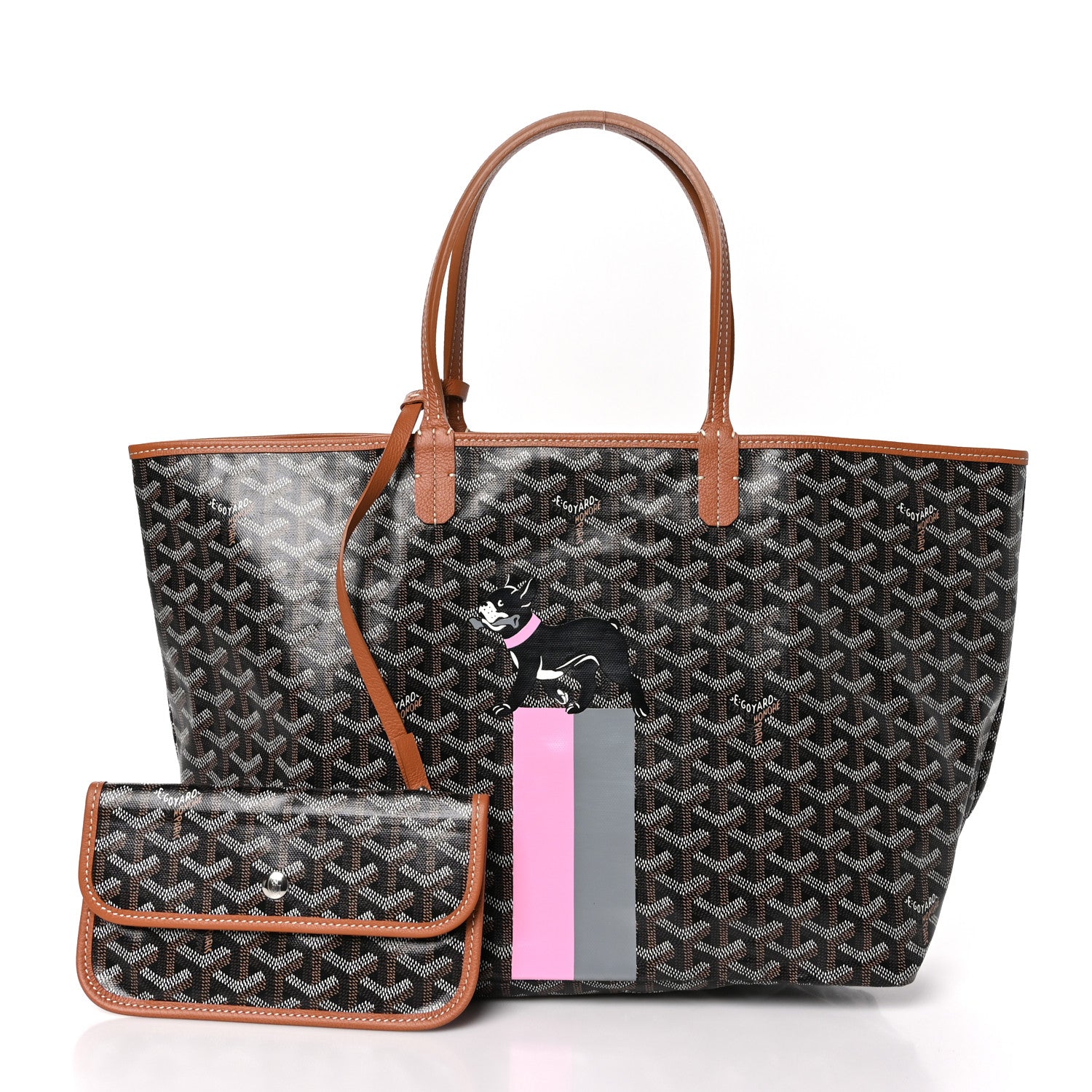 Goyard Goyardine Saint Louis PM Black Gold 3 of 11