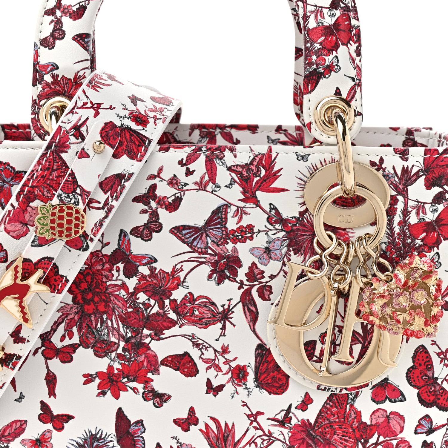 Christian Dior Calfskin Le Coeur Des Papillons Small My ABCDior