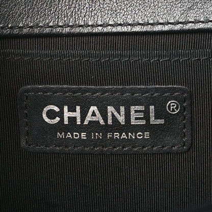 Chanel Lambskin Chevron Quilted Medium Boy Flap Black 6 of 10