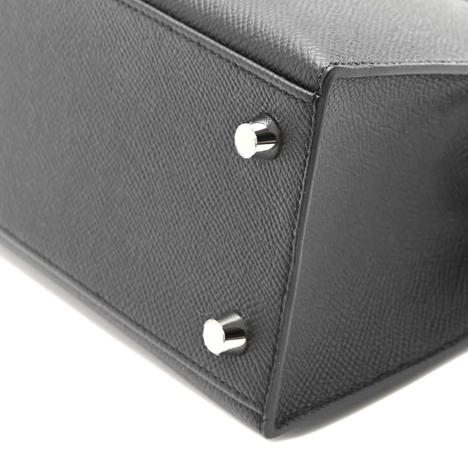 Hermes Epsom Kelly Sellier 25 Black 9 of 9