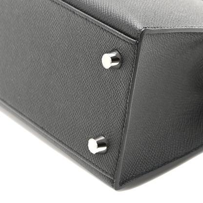 Hermes Epsom Kelly Sellier 25 Black 9 of 9