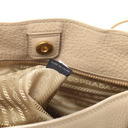 Prada Vitello Daino Tote Sabbia 6 of 9