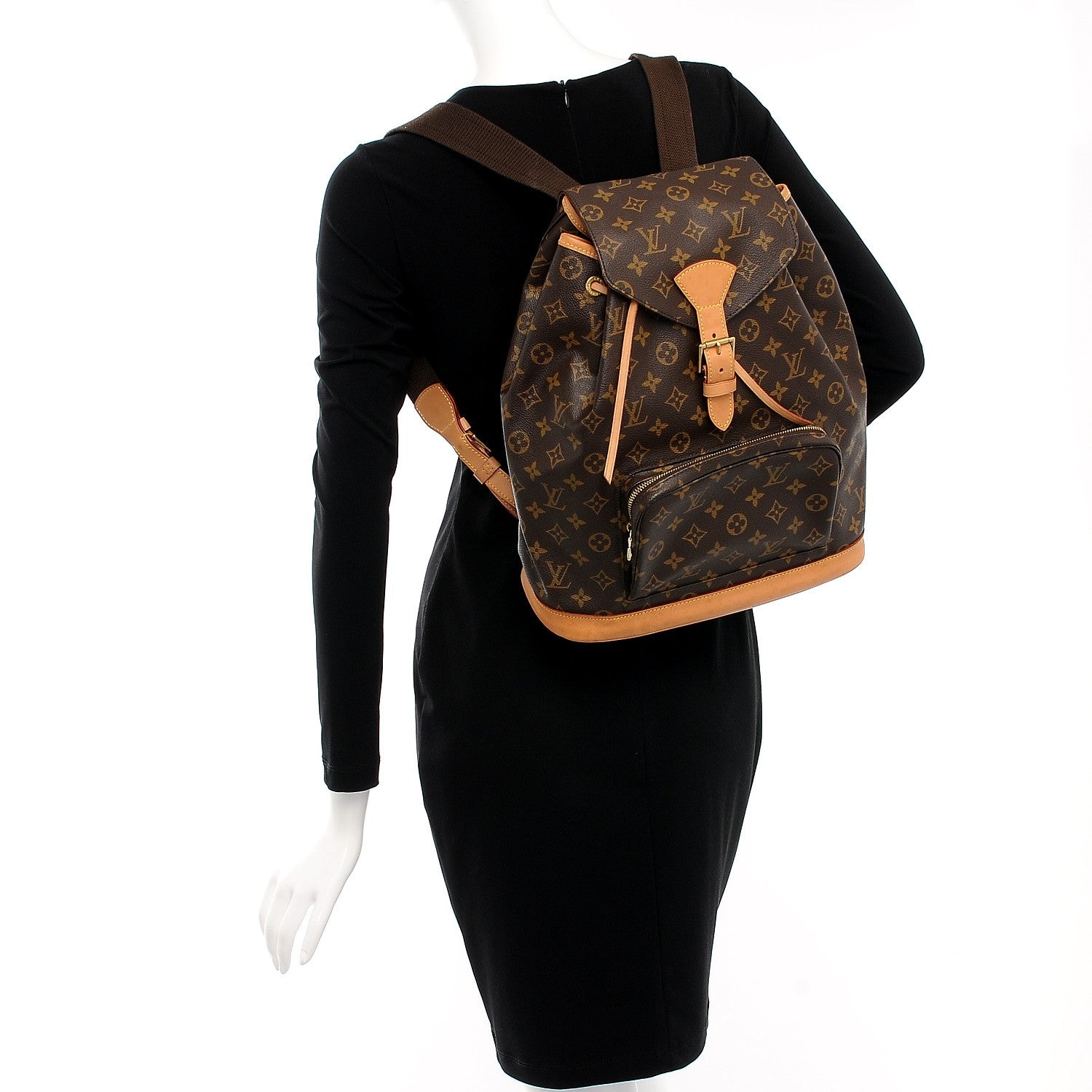 Louis Vuitton Monogram Montsouris GM Backpack 2 of 8