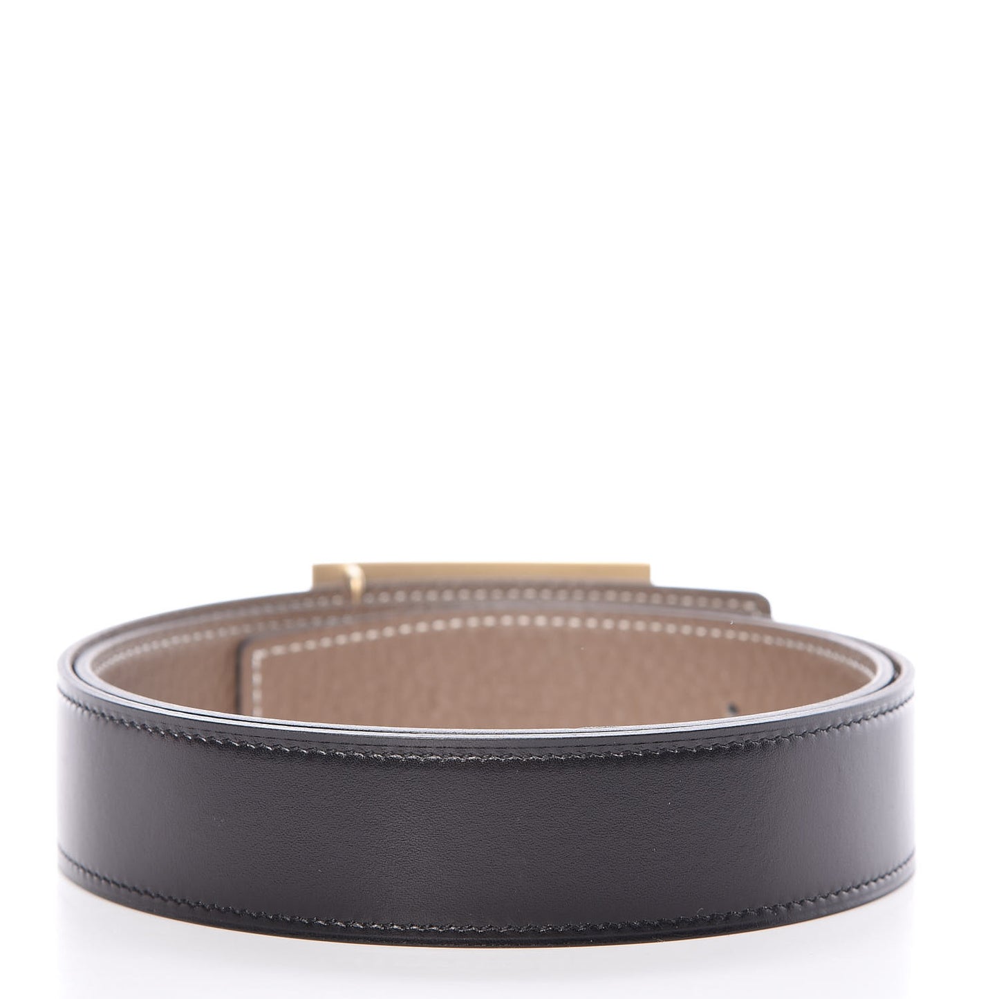 Box Togo 32mm Collier De Chien CDC Belt 80 Black Etoupe