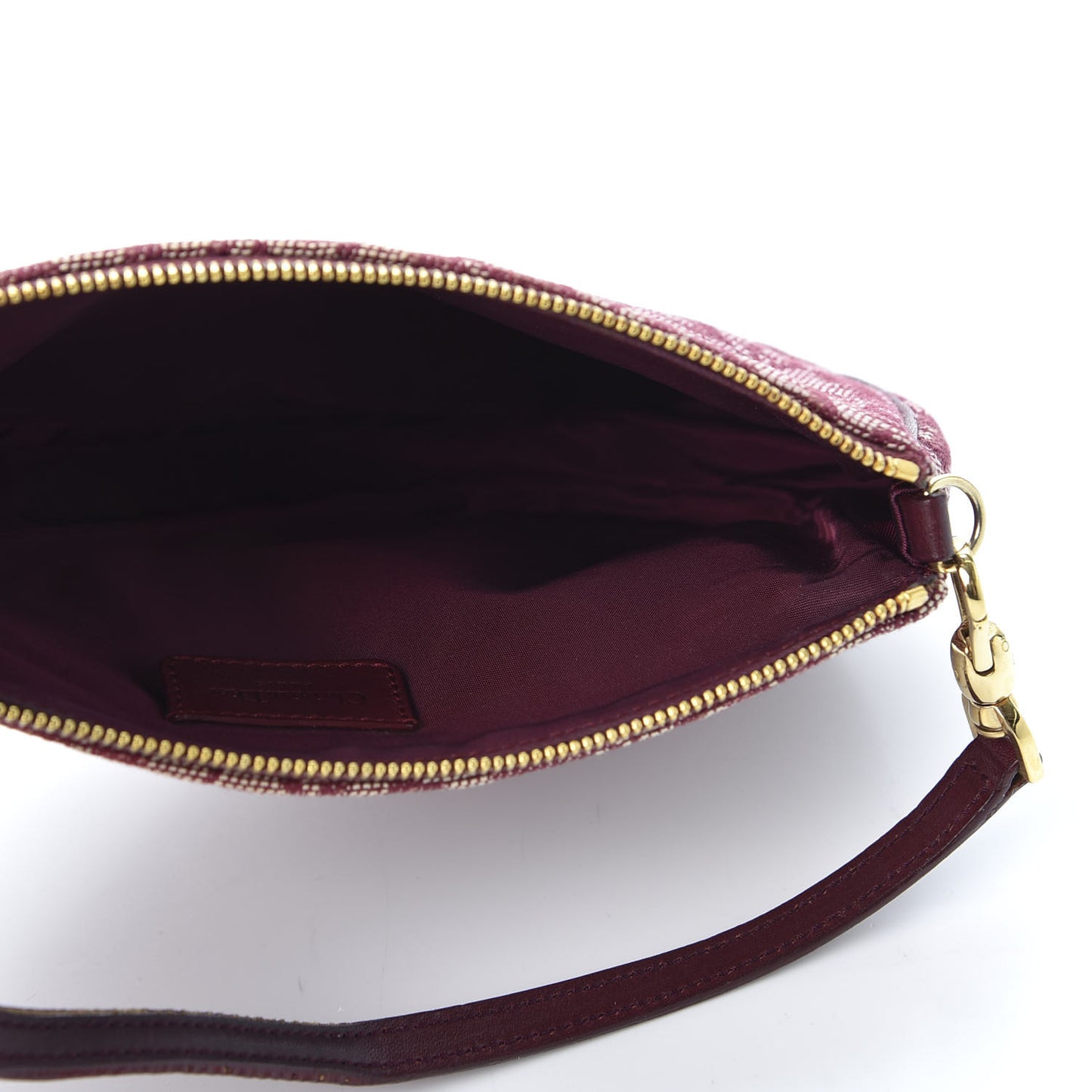 Monogram Mini Saddle Pochette Burgundy