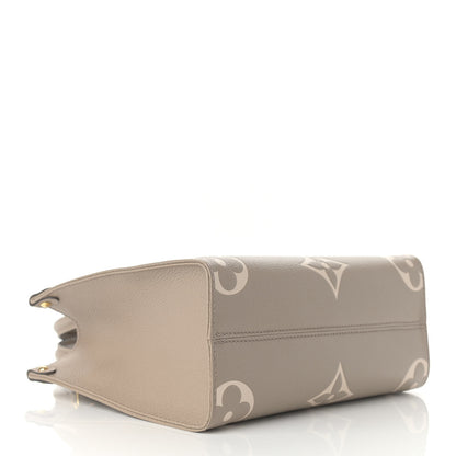 Louis Vuitton Empreinte Monogram Giant Onthego PM Tourterelle Creme 4 of 8