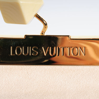 Louis Vuitton Lambskin Olympe Nimbus Cirrus Ecru 7 of 9