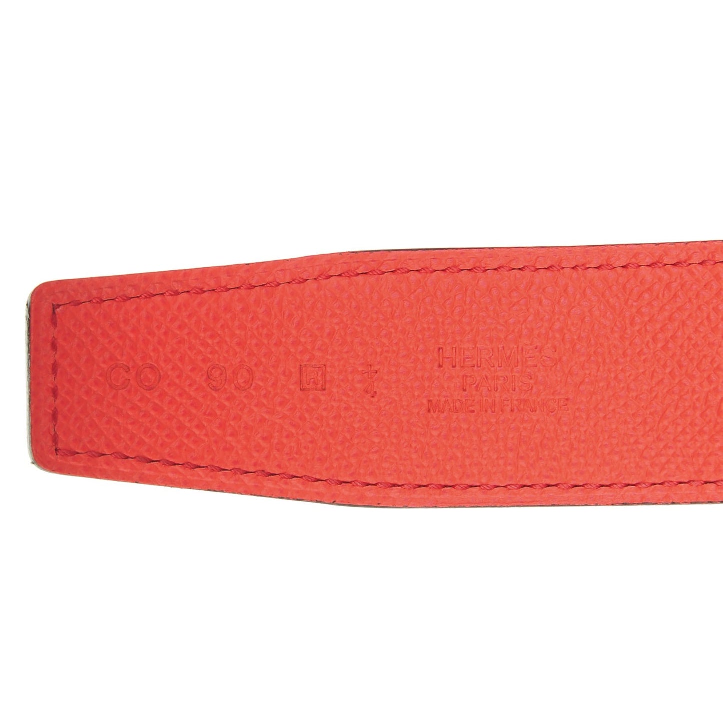 Swift Epsom 32mm Belt Strap 90 Vermilion Rose Jaipur