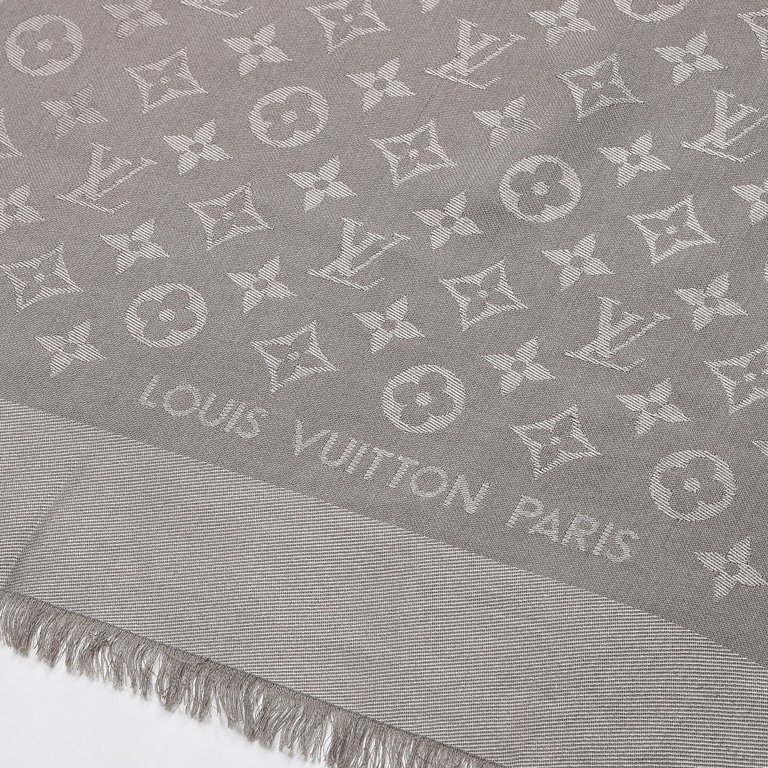 Louis Vuitton Silk Wool Monogram Shawl Verone 3 of 5
