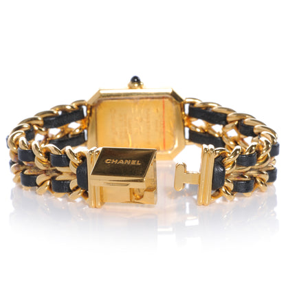 Chanel Stainless Steel Lambskin 20mm Chain Premiere Quartz Watch Gold M 4 of 8