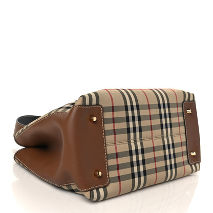 Burberry Horseferry Check Medium Ballingdon Tote Honey Tan 4 of 7