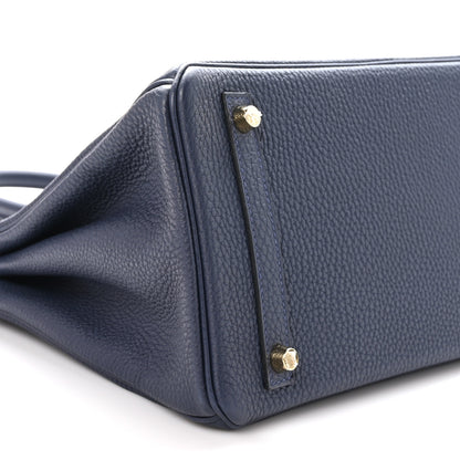 Hermes Togo Birkin 30 Bleu Nuit 9 of 11
