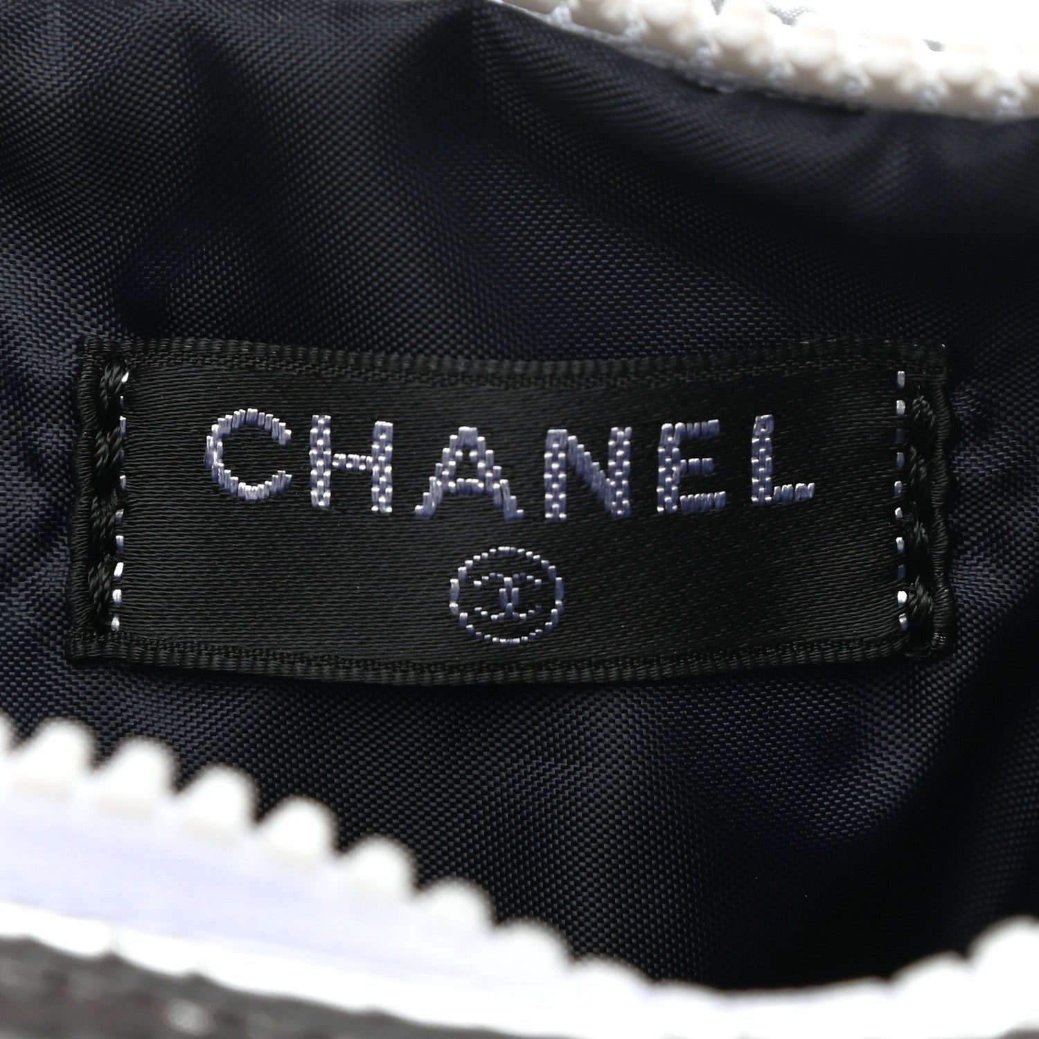 Chanel Reversible Chanel Airlines Tote Silver Navy 7 of 19