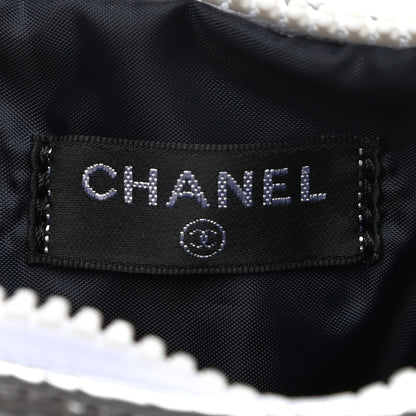 Chanel Reversible Chanel Airlines Tote Silver Navy 7 of 19