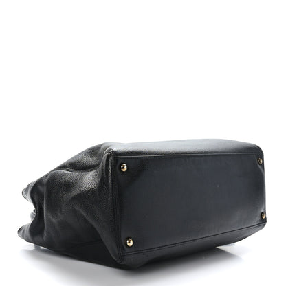 Chanel Deerskin Cerf Executive Shopper Tote Black 4 of 12